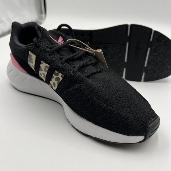 ADIDAS Originals Girl's Swift Run 22 (Big Kid) Black/Bliss Pink/Blue 7 Big Kid M - Picture 15 of 15